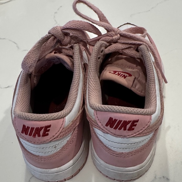 Nike Kids Pink and White Sneakers - Picture 2 of 5